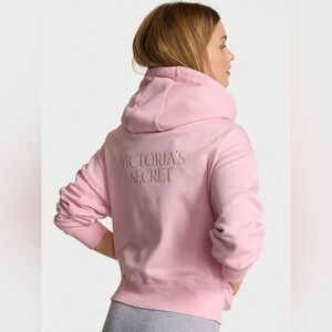 SOLD OUT Victoria's Secret Angel Essentials Classic Fleece Full Zip Hoodie